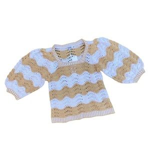 Brand new crochet 525 sweater